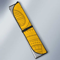 American Samoa Fautasi Race Auto Sun Shade Aeto Pago Pago with Eagle Samoan Tribal Patterns LT03 - Polynesian Pride