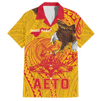 Personalized American Samoa Fautasi Race Hawaiian Shirt Aeto Pago Pago with Eagle Samoan Tribal Patterns LT03 Multicolor - Polynesian Pride