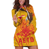 Personalized American Samoa Fautasi Race Hoodie Dress Aeto Pago Pago with Eagle Samoan Tribal Patterns LT03 Multicolor - Polynesian Pride