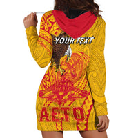 Personalized American Samoa Fautasi Race Hoodie Dress Aeto Pago Pago with Eagle Samoan Tribal Patterns LT03 - Polynesian Pride