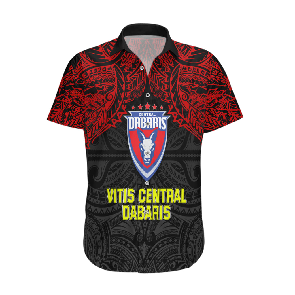 Vitis Central Dabaris Rugby Hawaiian Shirt Papua New Guinea Polynesian Tattoo LT03 Red - Polynesian Pride