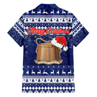 Tokelau Christmas Family Matching Tank Maxi Dress and Hawaiian Shirt Santa Claus Tokelau Flag and Coat of Arms with Polynesian Pattern LT03 - Polynesian Pride