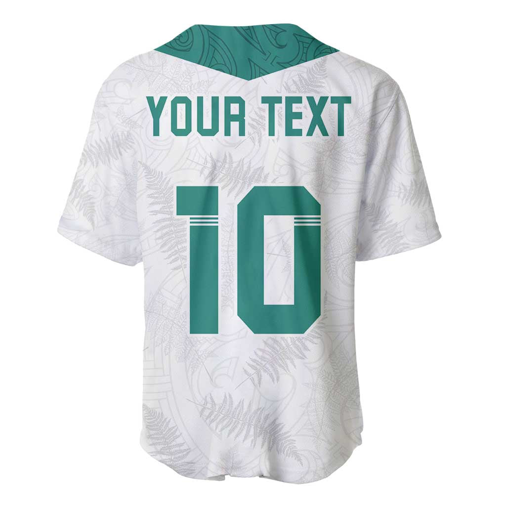 Custom New Zealand Football Baseball Jersey Go All Silver Ferns - Towards World Cup 2026
