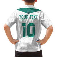 Custom New Zealand Football Family Matching Off Shoulder Maxi Dress and Hawaiian Shirt Go All Silver Ferns - Towards World Cup 2026