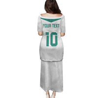 Custom New Zealand Football Family Matching Puletasi and Hawaiian Shirt Go All Silver Ferns - Towards World Cup 2026