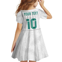 Custom New Zealand Football Family Matching Tank Maxi Dress and Hawaiian Shirt Go All Silver Ferns - Towards World Cup 2026