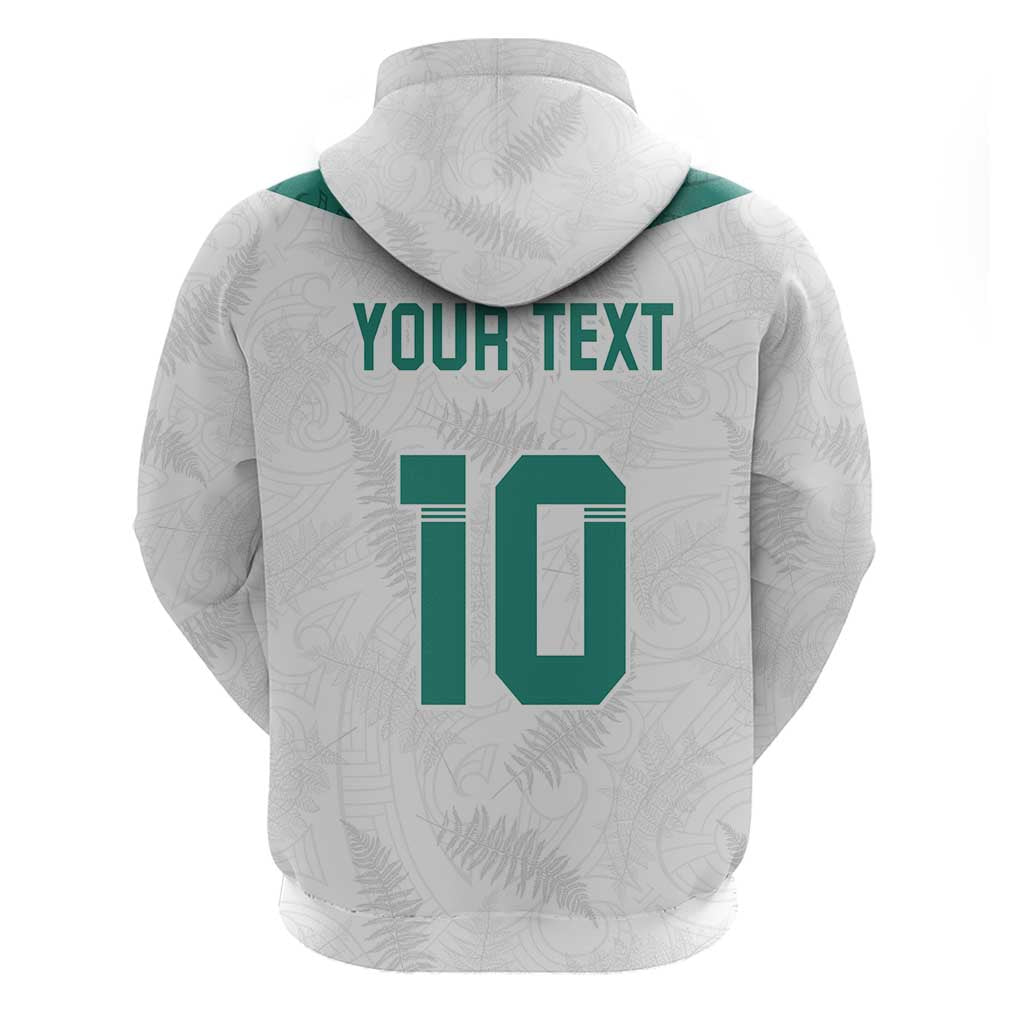 Custom New Zealand Football Hoodie Go All Silver Ferns - Towards World Cup 2026