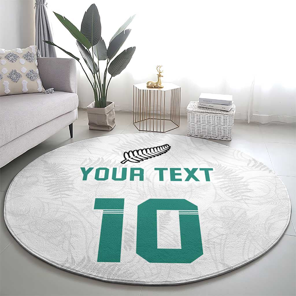 Custom New Zealand Football Round Carpet Go All Silver Ferns - Towards World Cup 2026