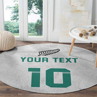 Custom New Zealand Football Round Carpet Go All Silver Ferns - Towards World Cup 2026