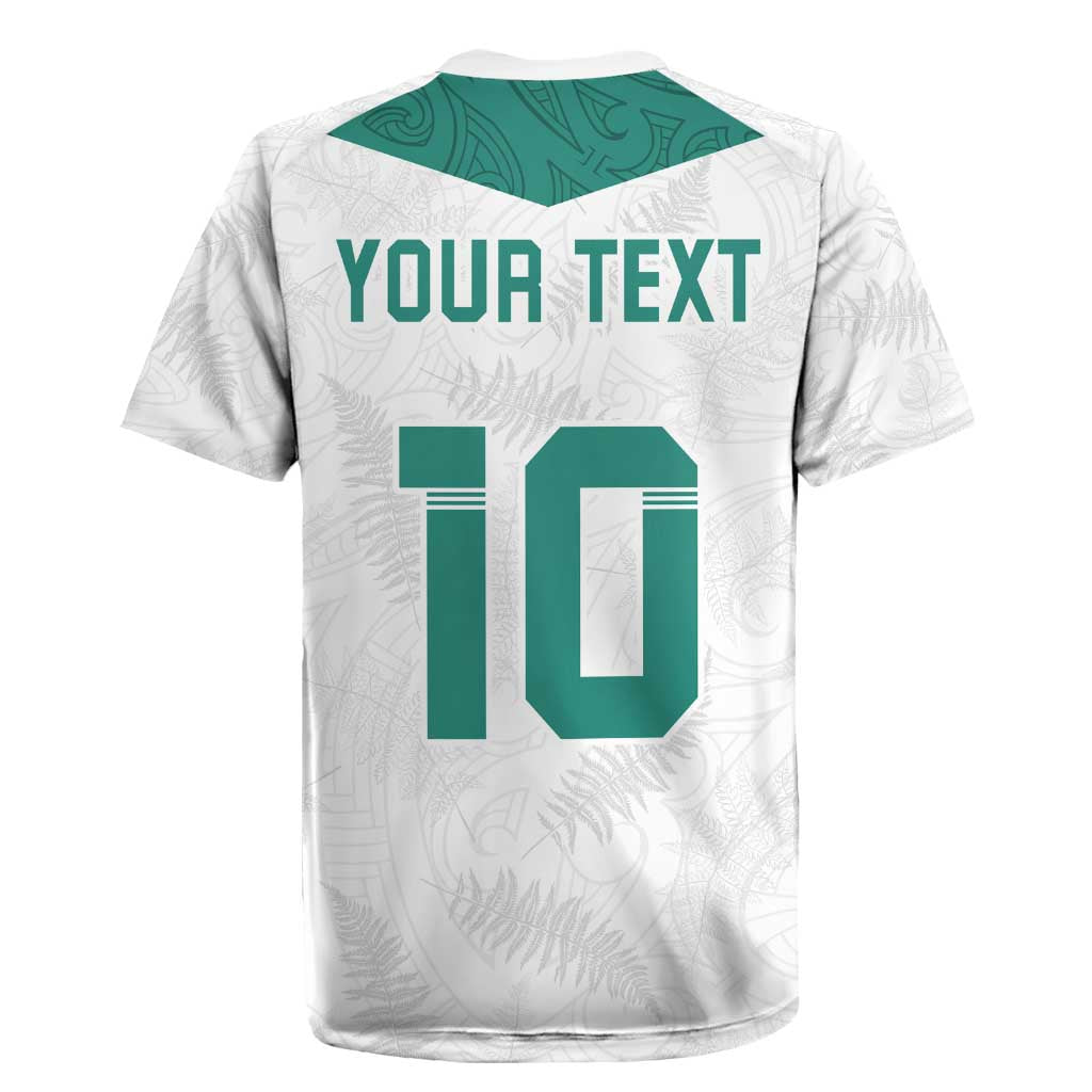 Custom New Zealand Football Rugby Jersey Go All Silver Ferns - Towards World Cup 2026