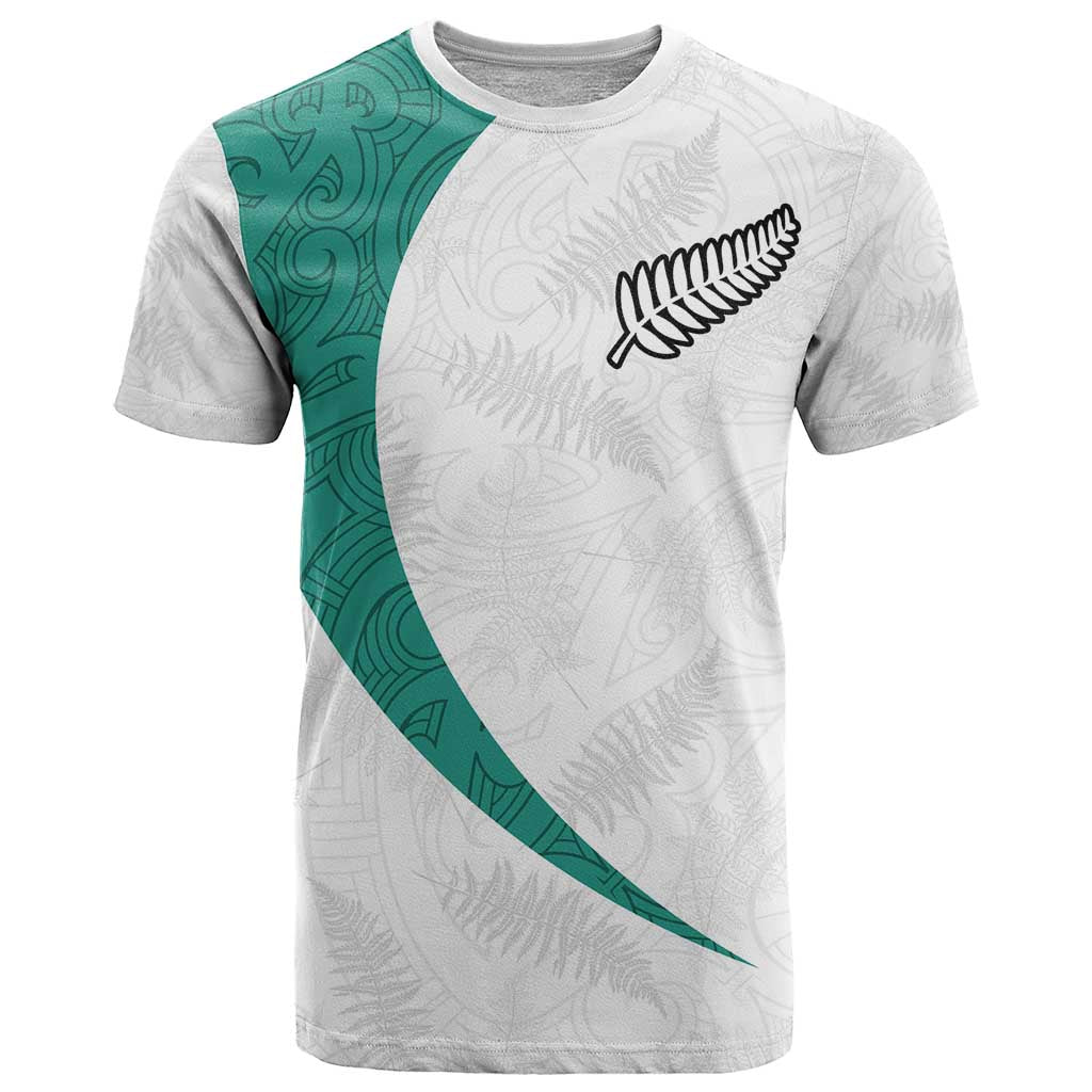 Custom New Zealand Football T Shirt Go All Silver Ferns - Towards World Cup 2026
