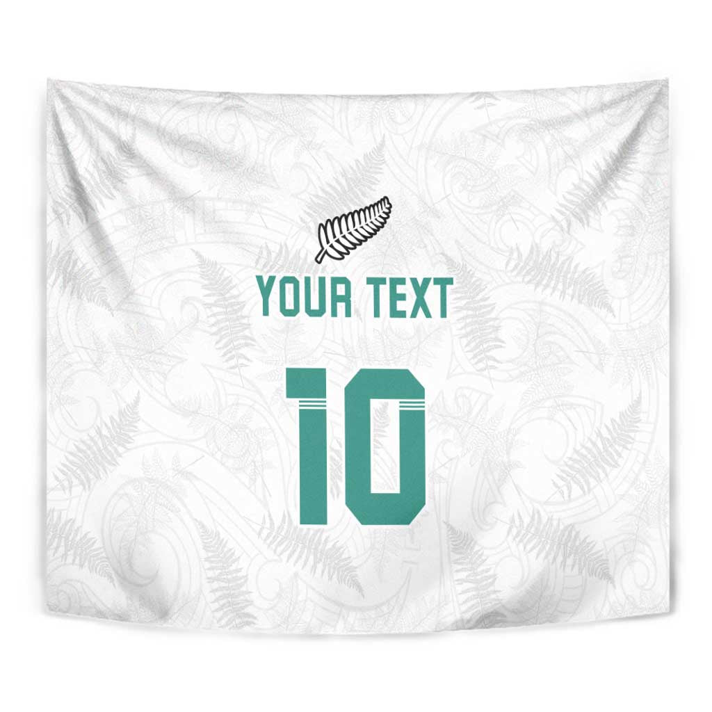 Custom New Zealand Football Tapestry Go All Silver Ferns - Towards World Cup 2026