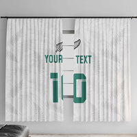 Custom New Zealand Football Window Curtain Go All Silver Ferns - Towards World Cup 2026