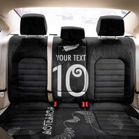 Custom New Zealand Rugby Back Car Seat Cover All Silver Ferns Blacks