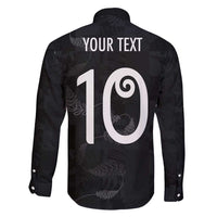 Custom New Zealand Rugby Family Matching Short Sleeve Bodycon Dress and Hawaiian Shirt All Silver Ferns Blacks