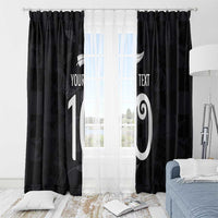 Custom New Zealand Rugby Window Curtain All Silver Ferns Blacks