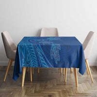 Hawaiian Turtles and Polynesian Art Tattoo Tablecloth Ocean Abyss