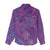 Hawaiian Turtles and Polynesian Art Tattoo Women Casual Shirt Dusky Violet