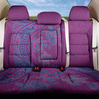 Hawaiian Turtles and Polynesian Art Tattoo Back Car Seat Cover Cerise