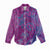 Hawaiian Turtles and Polynesian Art Tattoo Women Casual Shirt Cerise