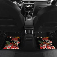 Hawaiian Hibiscus Turtle and Tropical Flower Car Mats Dynamic Vibe