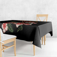 Hawaiian Hibiscus Turtle and Tropical Flower Tablecloth Dynamic Vibe