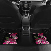 Hawaiian Hibiscus Turtle and Tropical Flower Car Mats Sweet Vibe