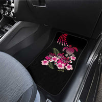 Hawaiian Hibiscus Turtle and Tropical Flower Car Mats Sweet Vibe