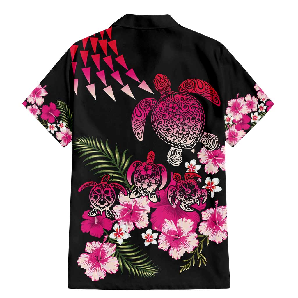 Hawaiian Hibiscus Turtle and Tropical Flower Family Matching Mermaid Dress and Hawaiian Shirt Sweet Vibe