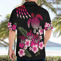 Hawaiian Hibiscus Turtle and Tropical Flower Hawaiian Shirt Sweet Vibe