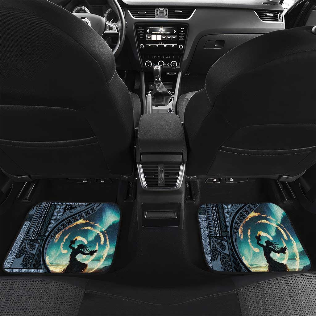 Samoan Siapo Motif and Siva Afi Dance Car Mats