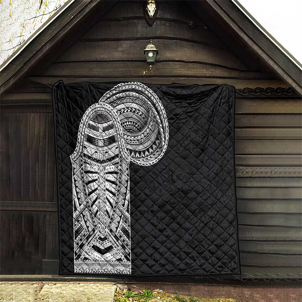 Samoan Art Tattoo Polynesian Pattern Quilt