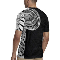 Samoan Art Tattoo Polynesian Pattern Rugby Jersey