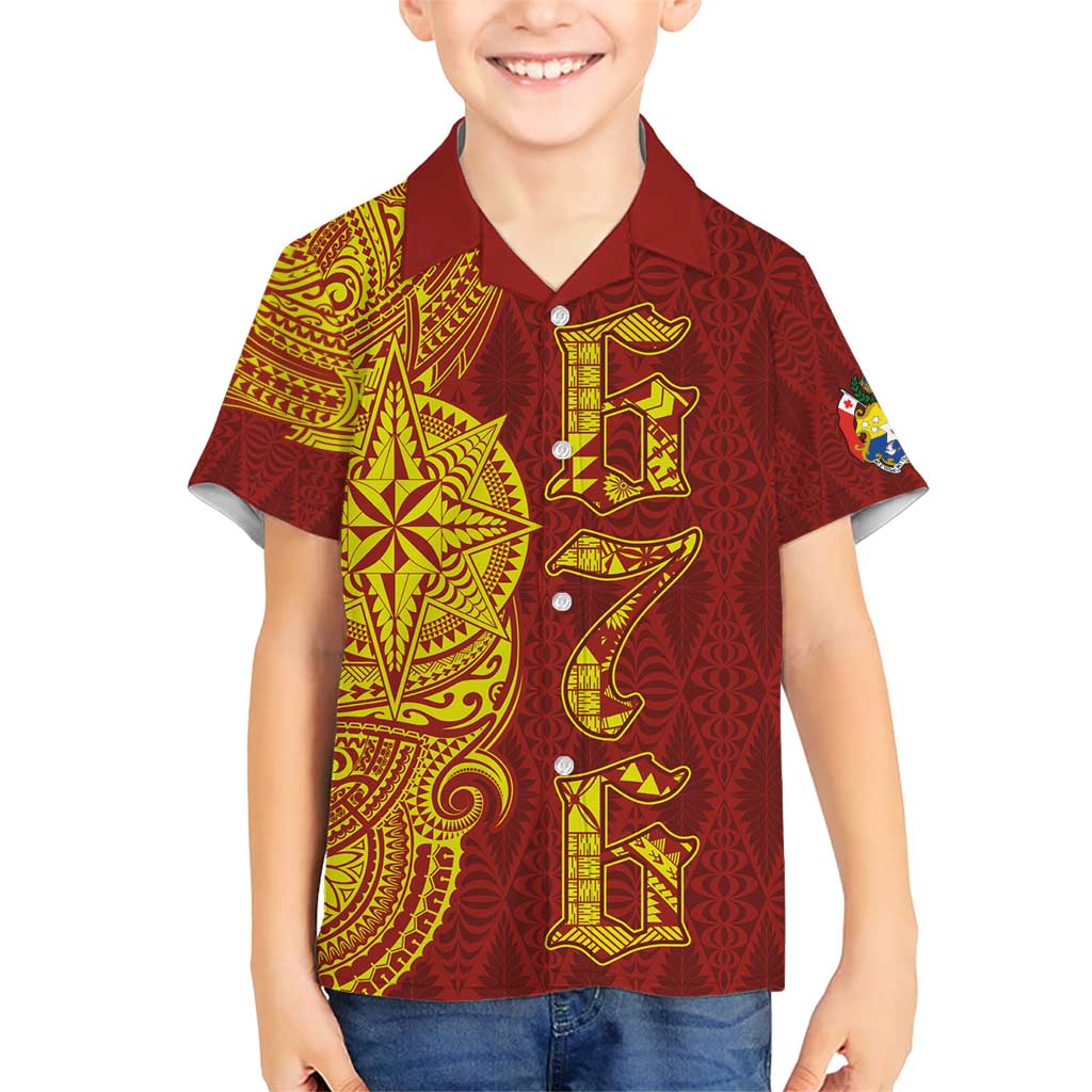 Tonga 676 Ngatu Tribal Tattoo Hawaiian Shirt