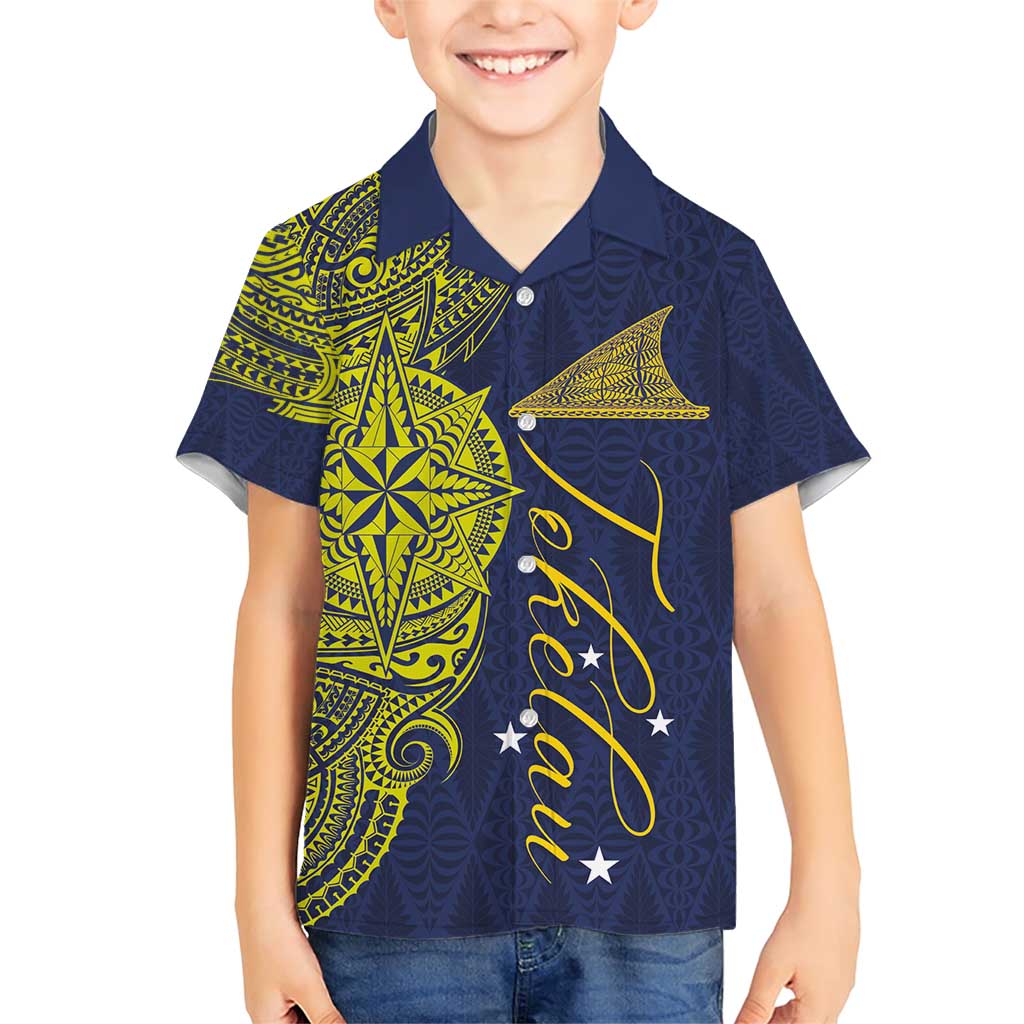 Personalised Tokelau Classic Ngatu Motifs Family Matching Short Sleeve Bodycon Dress and Hawaiian Shirt
