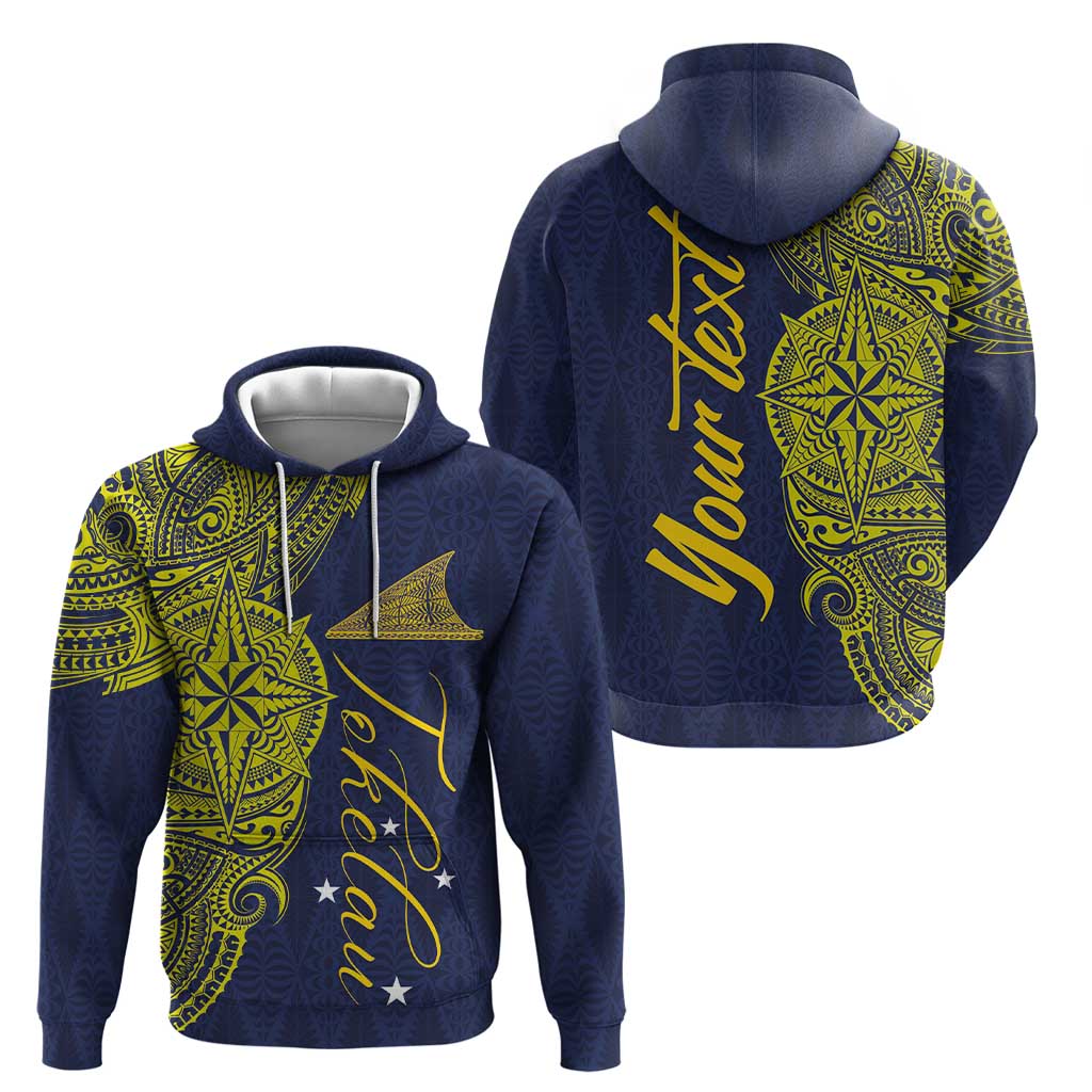 Personalised Tokelau Classic Ngatu Motifs Hoodie