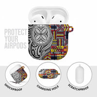 Niue Hiapo and Maori Decoration Tattoos AirPods Case - Polynesian Pride