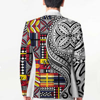 Niue Hiapo and Maori Decoration Tattoos Blazer - Polynesian Pride