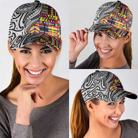 Niue Hiapo and Maori Decoration Tattoos Classic Cap - Polynesian Pride