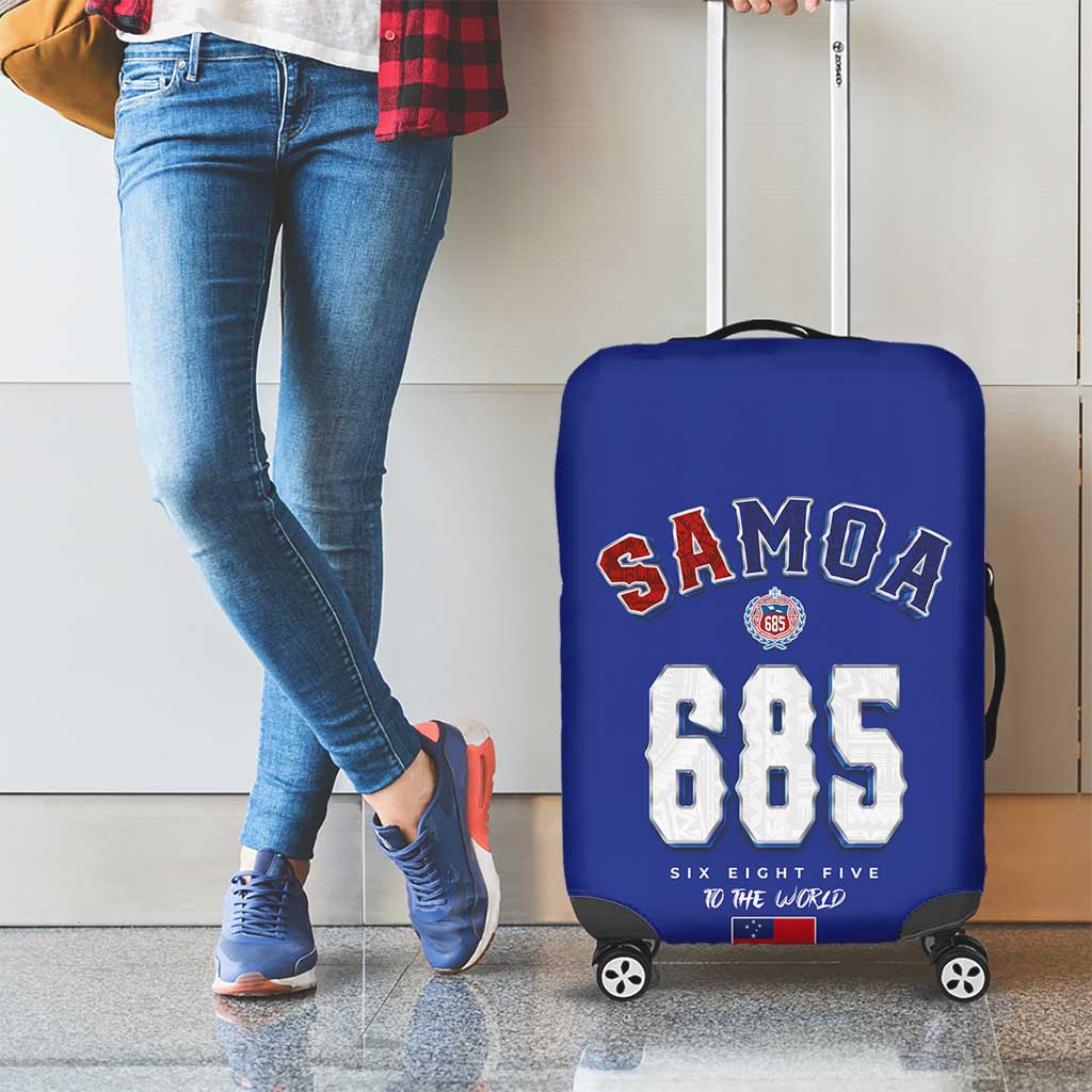 Toa Samoa Rugby Luggage Cover Six Eight Five to The World