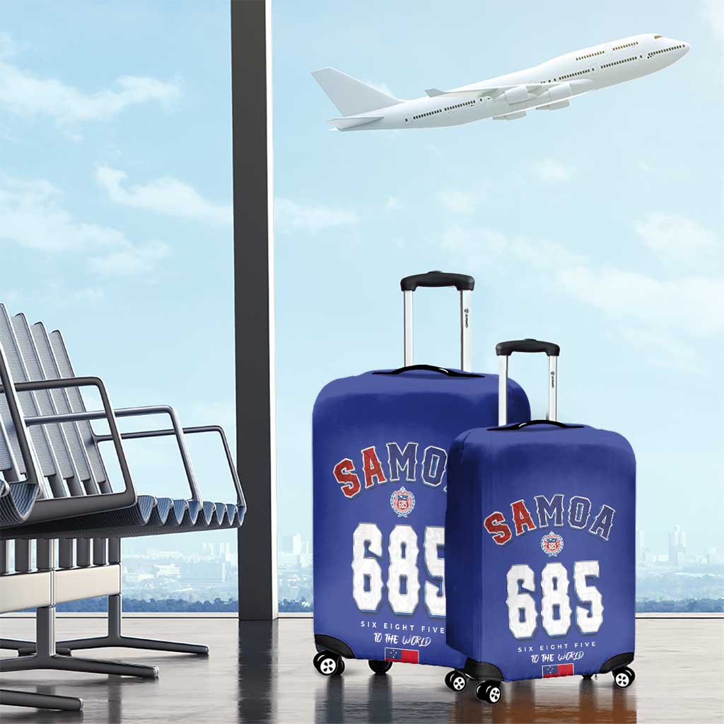 Toa Samoa Rugby Luggage Cover Six Eight Five to The World