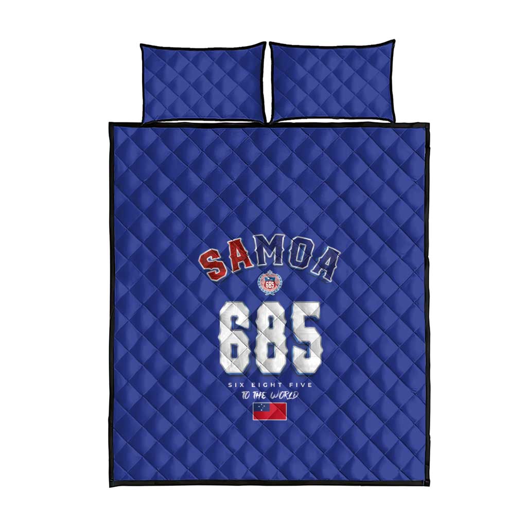 Toa Samoa Rugby Quilt Bed Set Six Eight Five to The World