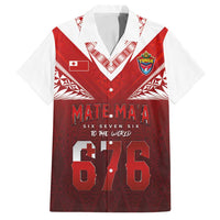 Mate Ma'a Tonga Rugby Family Matching Tank Maxi Dress and Hawaiian Shirt Six Seven Six to The World