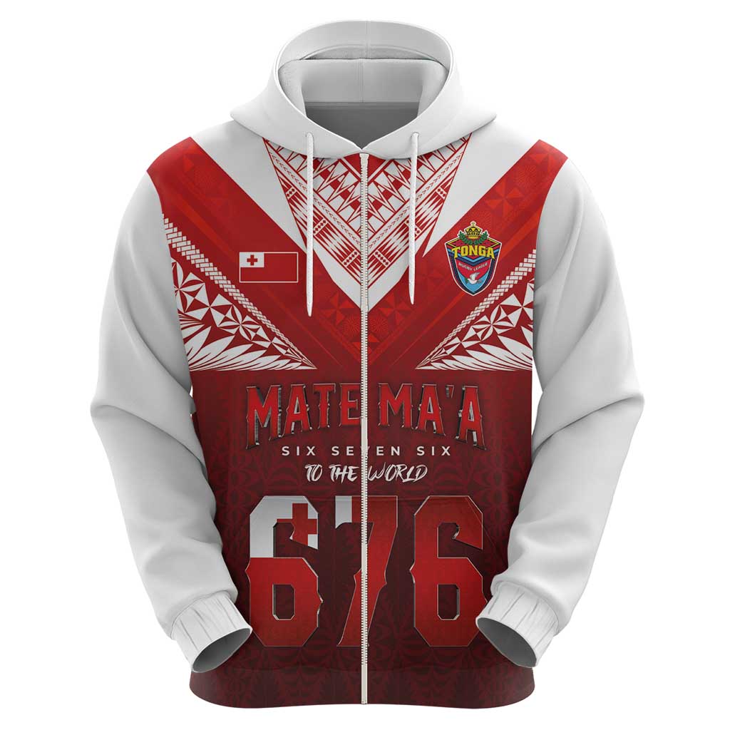 Mate Ma'a Tonga Rugby Hoodie Six Seven Six to The World