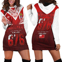 Mate Ma'a Tonga Rugby Hoodie Dress Six Seven Six to The World