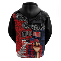 Aotearoa and Samoa Toitu Te Tiriti Zip Hoodie Honour the Treaty - Te Tiriti Is Us