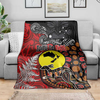 Aotearoa and Australia Toitu Te Tiriti Blanket Honour the Treaty - Te Tiriti Is Us