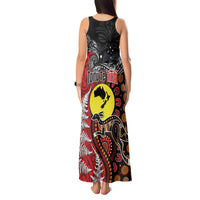 Aotearoa and Australia Toitu Te Tiriti Tank Maxi Dress Honour the Treaty - Te Tiriti Is Us