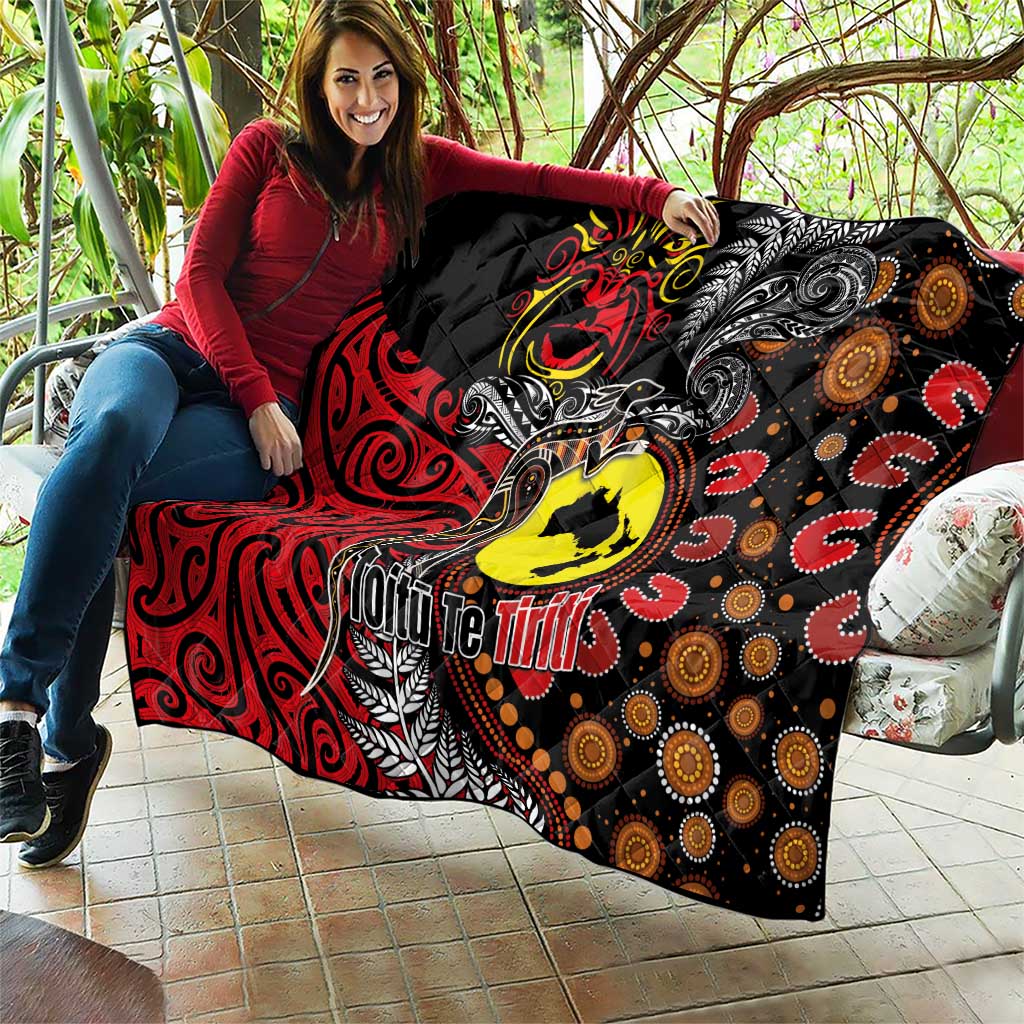 Aotearoa and Australia Toitu Te Tiriti Quilt Honour the Treaty - Stand Together Stand Stronger