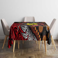Aotearoa and Australia Toitu Te Tiriti Tablecloth Honour the Treaty - Stand Together Stand Stronger
